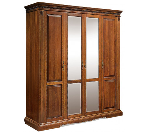 Шкаф для одежды «Милана 02» П294.02 (черешня)