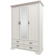 Трехстворчатый шкаф для одежды с зеркалом Монако 3D4S