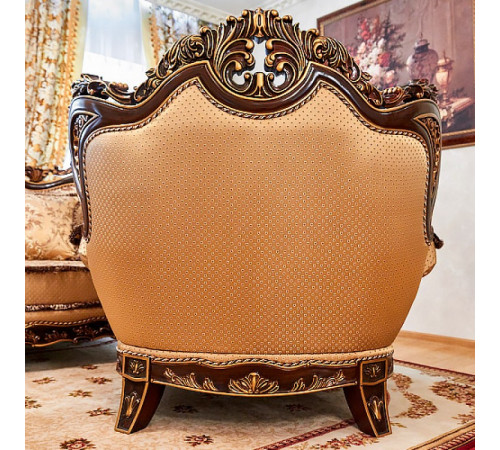 Кресло Лорд (орех,голд)