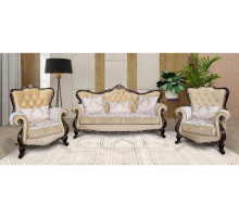 Диван Лорена (темный орех, калифорния айвори)