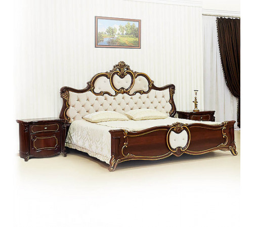 Кровать Лорена (темный орех) 1800х2000