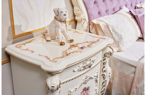 Тумба прикроватная Венеция Классик (крем)