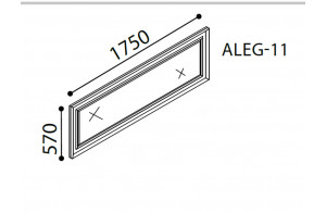 Зеркало для комода в гостиную Алегро ALEG-11
