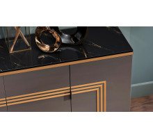 Распродажа с экспозиции Стол туалетный Карлино с зеркалом  (Carlino) CARL-23/11