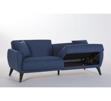 Трехместный Диван-кровать Flexy Флекси (синий)