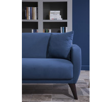 Трехместный Диван-кровать Flexy Флекси (синий)