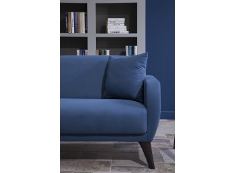 Трехместный Диван-кровать Flexy Флекси (синий)
