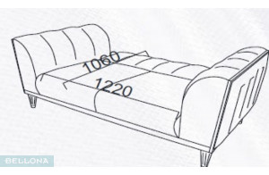 Двухместный диван-кровать Гравита (Gravita) GRAV-03 Беллона Двухместный диван-кровать Гравита (Gravita) GRAV-03 Беллона