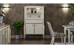 Двухдверная витрина для посуды Gravita (Гравита) GRAV-13 слоновая кость Двухдверная витрина для посуды Gravita (Гравита) GRAV-13 слоновая кость