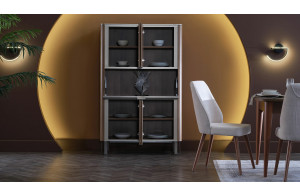 Витрина двухдверная Миранте (Mirante) MINT-13