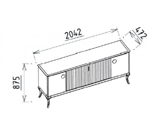 Комод-буфет Песаро (PESARO) PESR-10