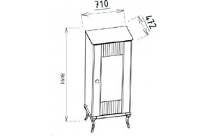 Витрина Песаро (PESARO) PESR-12 Витрина Песаро (PESARO) PESR-12