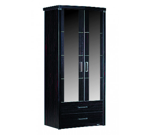 Двухстворчатый шкаф для одежды Мира MIRA-22 венге