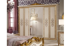 Шестистворчатый шкаф для одежды Анита (беж)