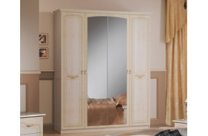 Четырехстворчатый шкаф Ирина (беж)