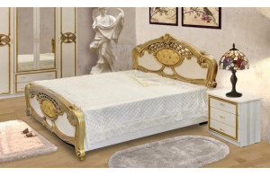 Двуспальная кровать Ольга (беж)