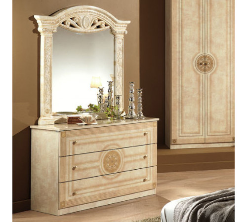 Комод с зеркалом Рома (беж)
