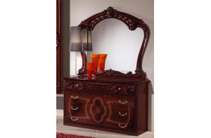 Комод Роза для белья Роза с зеркалом (могано)