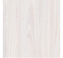 Кровать 1400/1600/1800 с ортопедическим основанием Неаполь Ясень анкор светлый (патина "серебро") экокожа polo белая