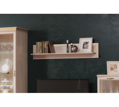 Полка навесная 1  900 Сиена (Бодега Белый)