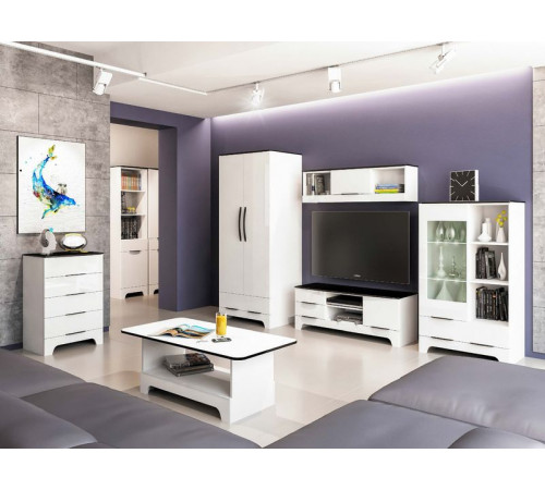 Двустворчатый распашной шкаф для одежды Верона МН-128-13