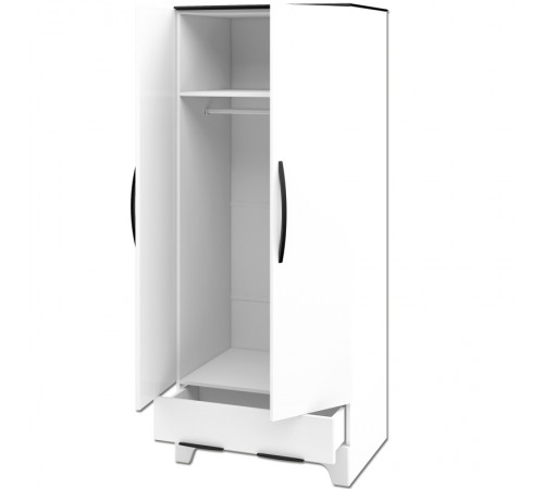 Двустворчатый распашной шкаф для одежды Верона МН-128-13