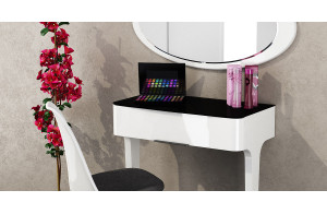 Пристенный туалетный столик с выдвижным ящиком в спальню Верона МН-024-07