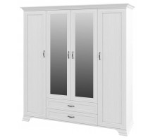 Четырехстворчатый шкаф для одежды Юнона МН-132-04 с зеркалом