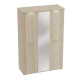 Трехстворчатый шкаф гардероб для спальни Элана, цвет Бодега белая