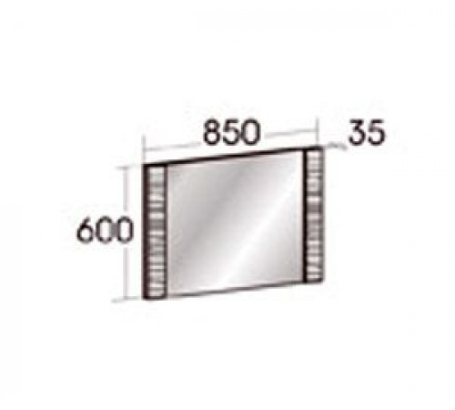 Настенное зеркало Элана