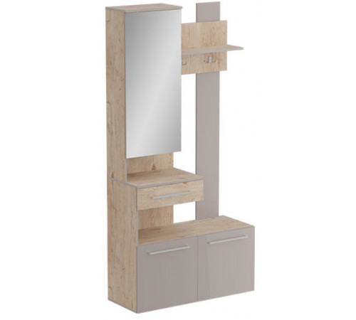 Вешалка Фан с зеркалом для прихожей