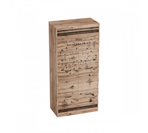 Двухстворчатый детский шкаф для одежды Фрегат