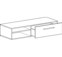 Низкая тумба под телевизор Кёльн-1220 Белый Аляска