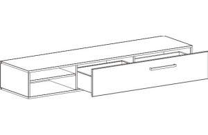 Низкая тумба под телевизор Кёльн-1750