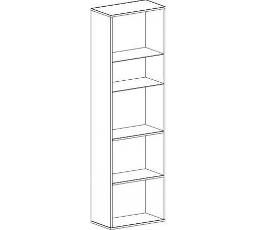 Шкаф-витрина Кёльн 1960 Белый Аляска