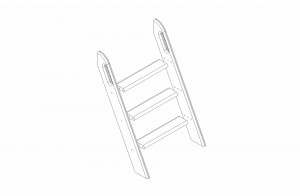 Пакет №14 Наклонная лестница для кровати Соня