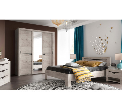 Шкаф для одежды Соренто  Дуб стирлинг с раздвижными дверями