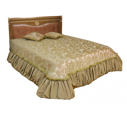 Двуспальная кровать Лика ММ-137-02/Б (медовый дуб+зп) без изножья