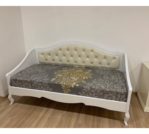 Односпальная кровать Анджелика MUR-115-01/1 с каретной стяжкой