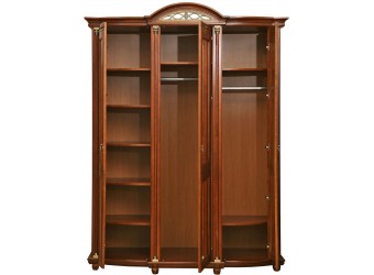 Шкаф для одежды «Валенсия 3» П254.10 (каштан)