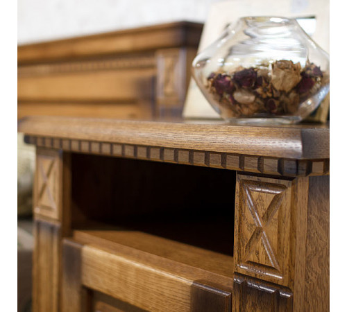 Спальня «Верди Люкс» 3 (дуб рустикаль с патинированием)