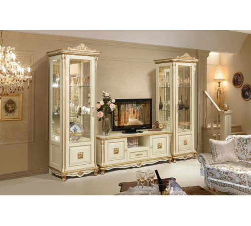  Гостиная «Алези Люкс» (слоновая кость с золочением)