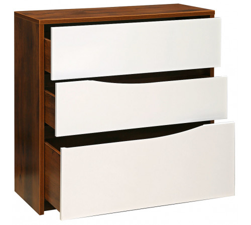 Комод «Монако» П528.10 (дуб саттер/белый глянец)