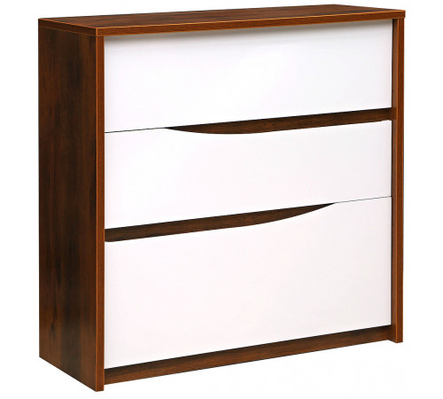 Комод «Монако» П528.10 (дуб саттер/белый глянец)