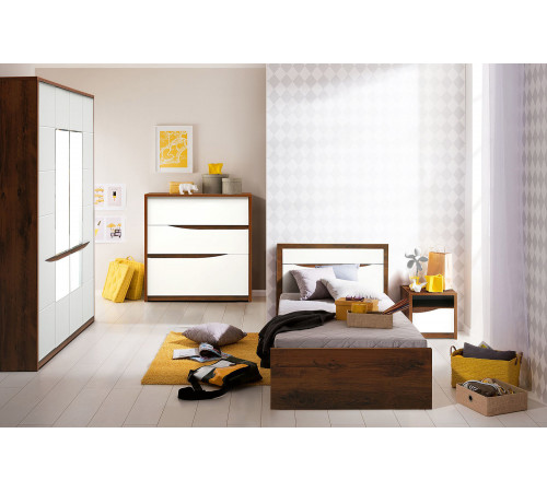 Набор для детской «Монако» #2 (дуб саттер/белый глянец)