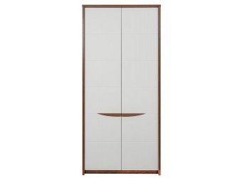 Шкаф для одежды «Монако» П542.01 (дуб саттер/белый глянец)