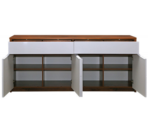 Тумба «Монако» П510.11 (дуб саттер/белый глянец)