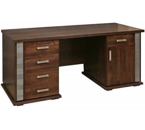 Стол письменный «Тунис» П343.08Ш (венге с серебром)