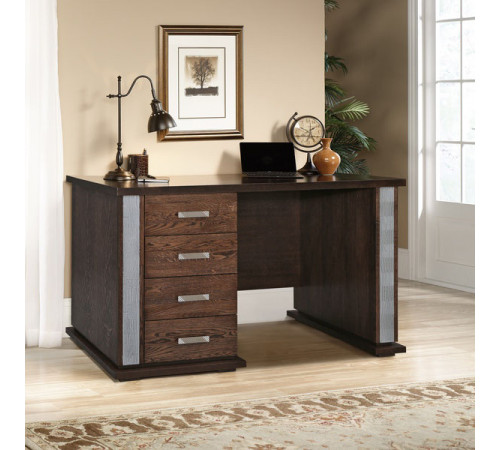 Стол письменный «Тунис» П343.25Ш (венге с серебром)