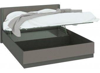 Кровать «Наоми» с подъемным механизмом (Фон серый, Джут) СМ-208.01.02